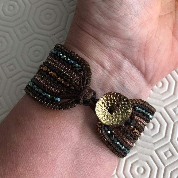 Beaded Cuff Bracelet - Picture 2 of 6